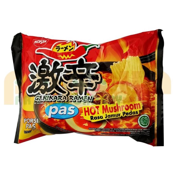 

best produk] NISSIN GEKIKARA RAMEN HOT MUSHROOM 74 GR