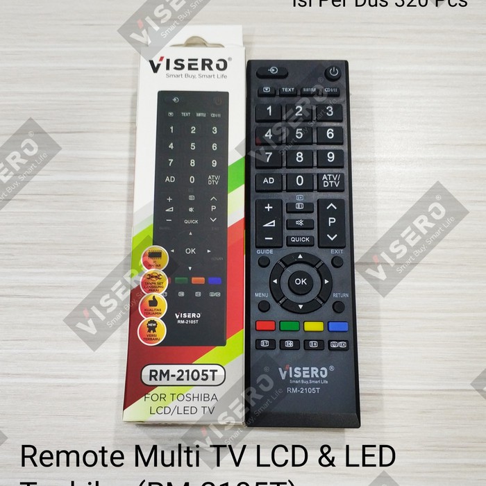 Remot / Remote Multi TV LCD / LED Toshiba Visero (RM-2105T)