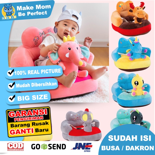 SA | Sofa Anak Jumbo Lucu | Sofa Anak Motif Hewan | Sofa untuk Belajar Duduk Anak Import RUZAIN MALL