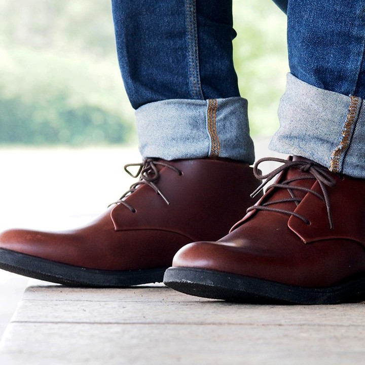 SEPATU Boots Pria Kulit Original Formal Casual Handmade Bandung - Wetan Jayakarta 1