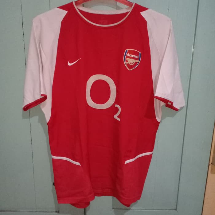 Original Jersey Arsenal Home 02/04 Invicible Size M Preloved