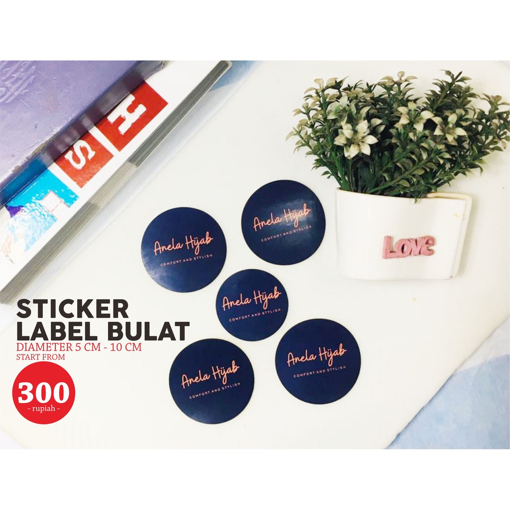 

CETAK STICKER CROMO BULAT LABEL OLSHOP MAKANAN KEMASAN DLL