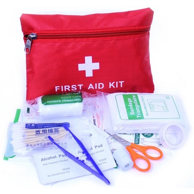ALAT P3K PERTOLONGAN PERTAMA LENGKAP - Outdoor First Aid Kit 13 in 1