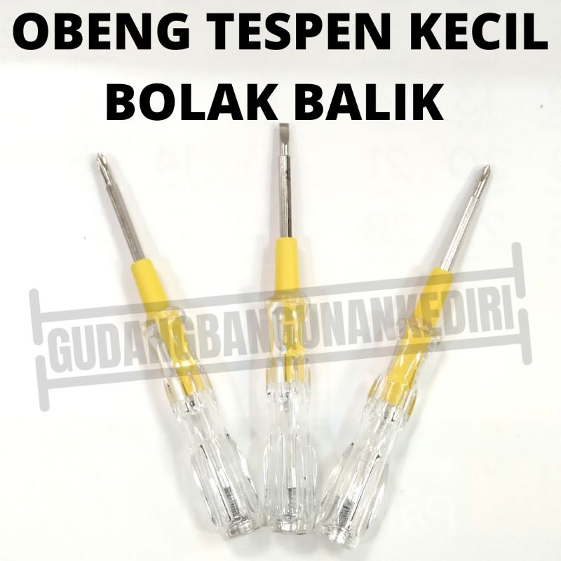 obeng tespen kecil bolak balik test pen VIPER