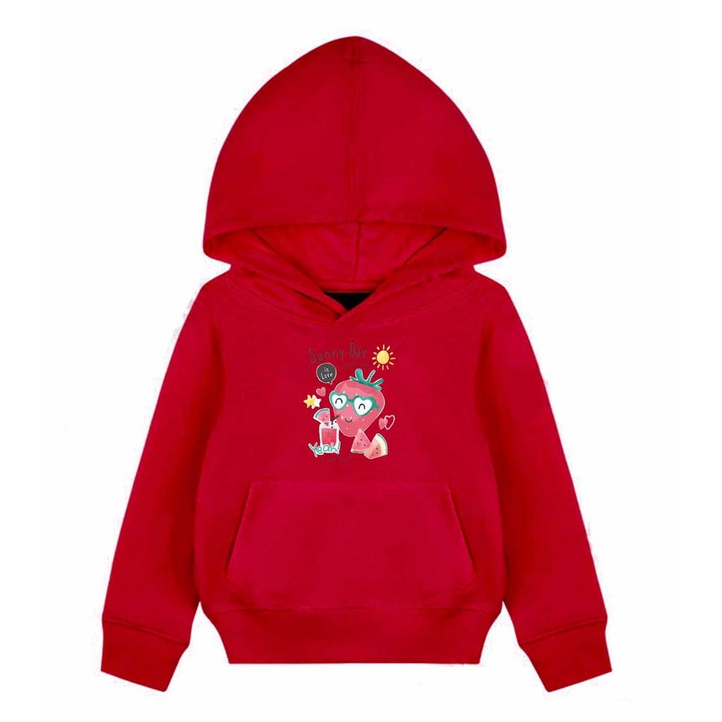 Hoodie Anak Sunny Day Sweater Pakaian Fleece Anak