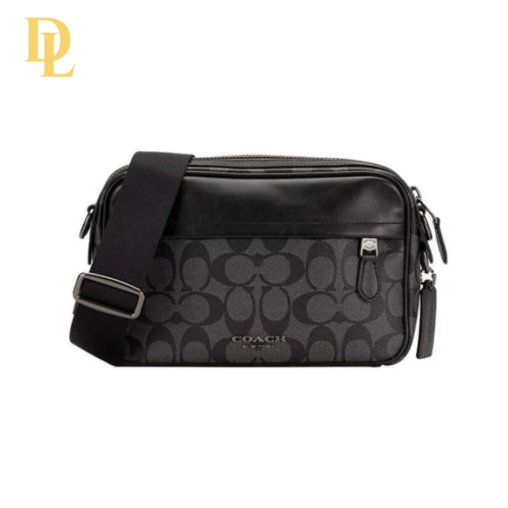 CROSSBODY COACH BLACK IN SIGNATURE