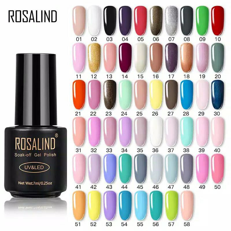 (1 SET) ROSALIND GEL POLISH / KUTEK GEL / NAIL POLISH / NAIL GEL / NAIL ART / MANICURE