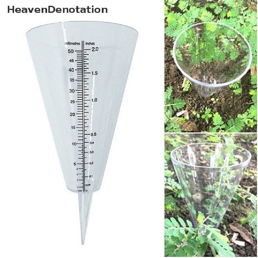 [HeavenDenotation] Cone Rain Gauge Measurement Ground Precipitation Garden Rainfall Measuring Tools