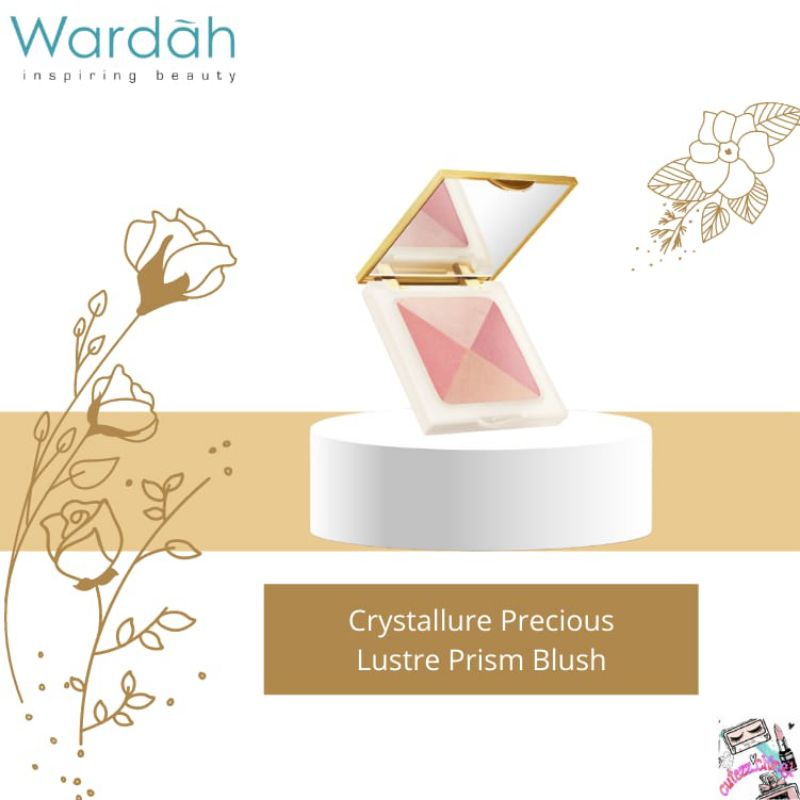 ☃️Cutezz_Ching1☃️Wardah Crystallure Precious Lustre Prism Blush 10g