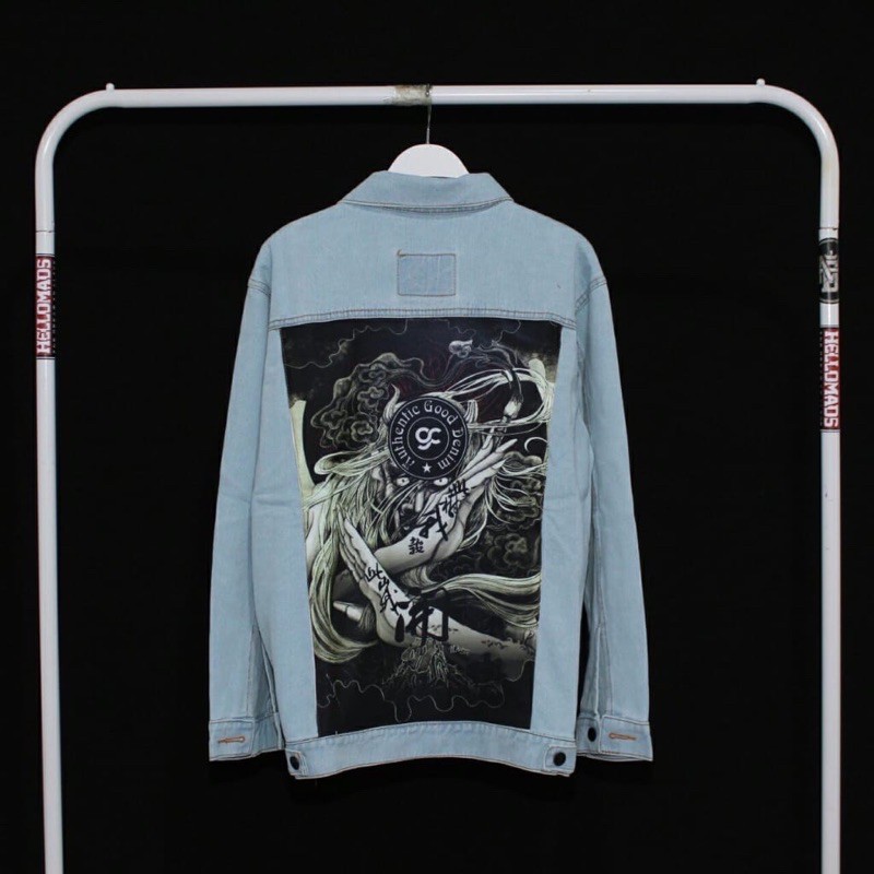 JAKET JEANS DENIM PRINTING PRIA GAMBAR BELAKANG 04