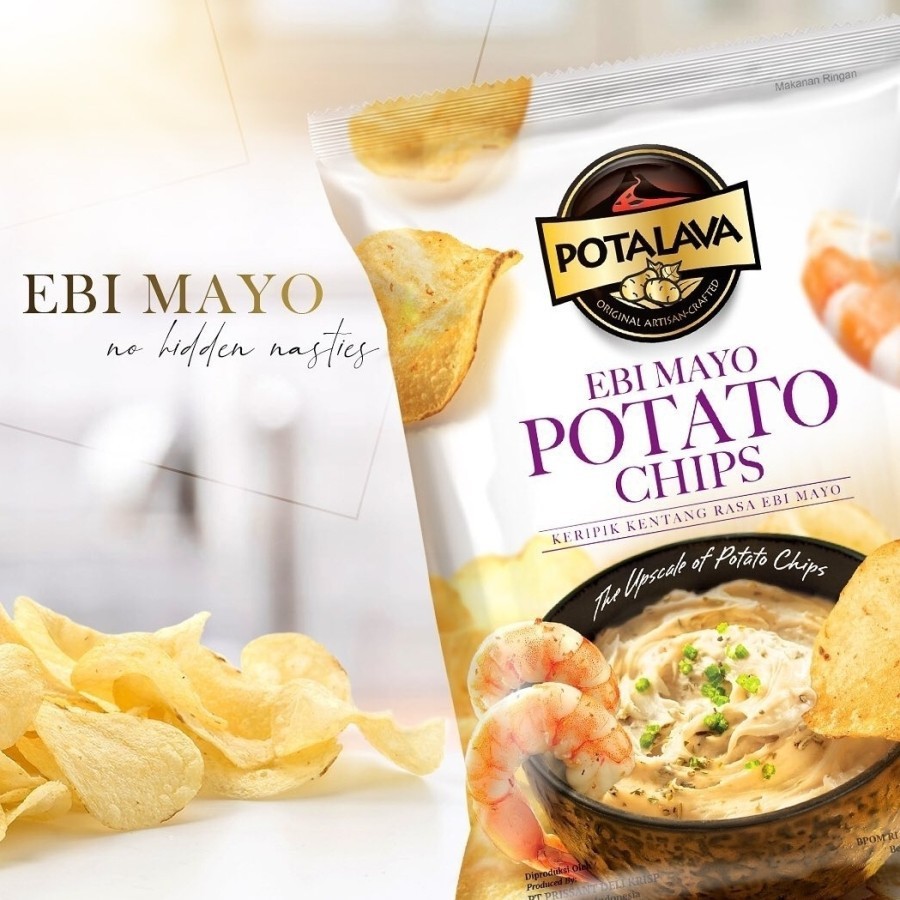 

Potato Chips Potalava Ebi Mayo 110g | Keripik Kentang