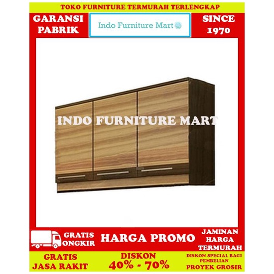 Kitchen Set Minimalis Lemari Dapur Set Sudut Atas Sucitra Kca 803 1