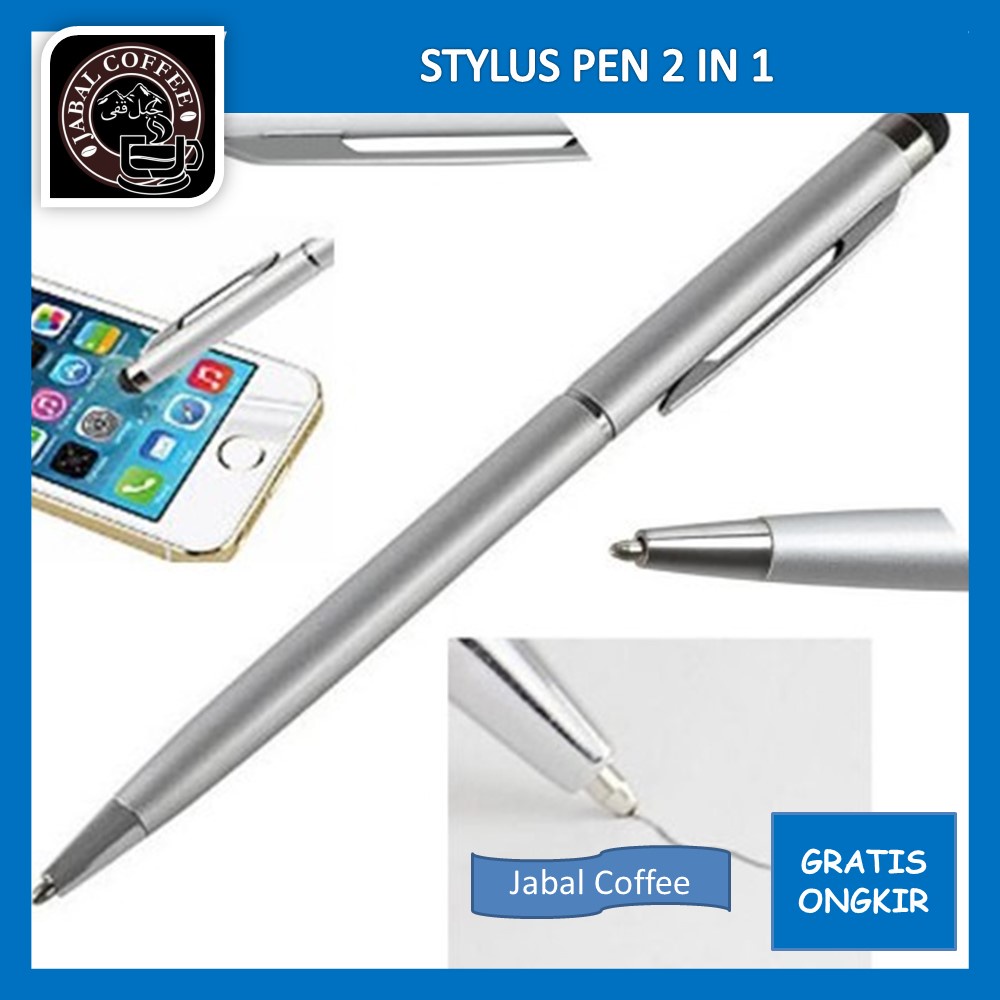 Stylus Pen Ipad Ios Android Tablet / Stylus Pen 2 In 1 Handphone Sensitive Touch Screen / Pulpen Ballpoint Stylus