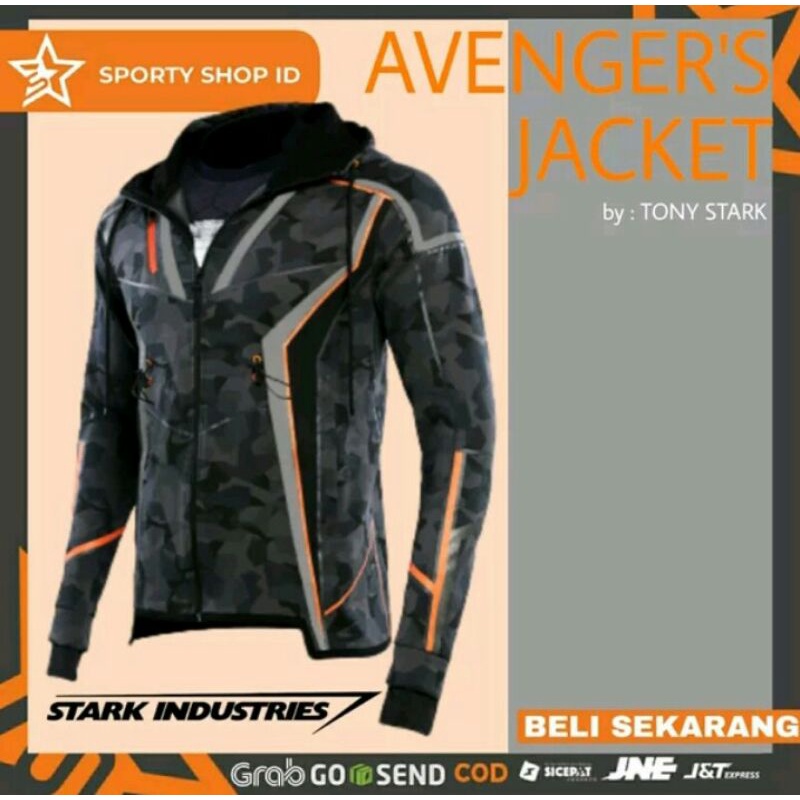 JAKET TONY STARK INFINITY WAR REPLIKA