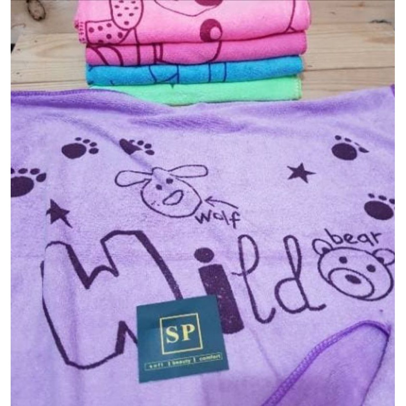 handuk baby SP BY PENTHOUSE 50×100 cm / handuk bayi microfiber/perlengkapan bayi