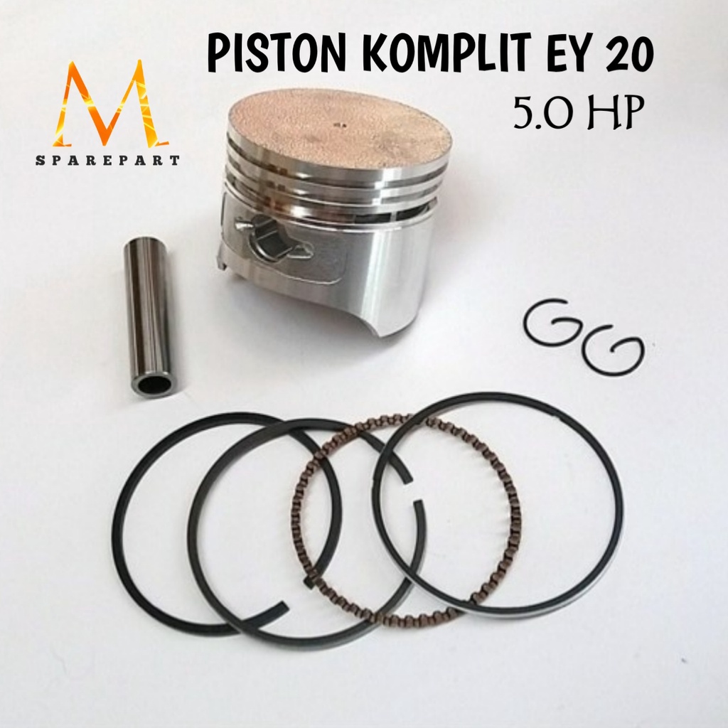 Piston komplit Mesin Robin Ey20 5.0Hp