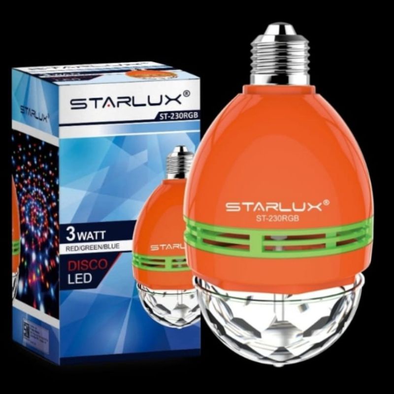 lampu disko putar rgb/lampu disko led starlux st230