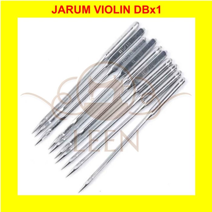 Jarum VIOLIN Needle DB x 1 DBx1 Mesin Jahit High Speed Industri LEEN