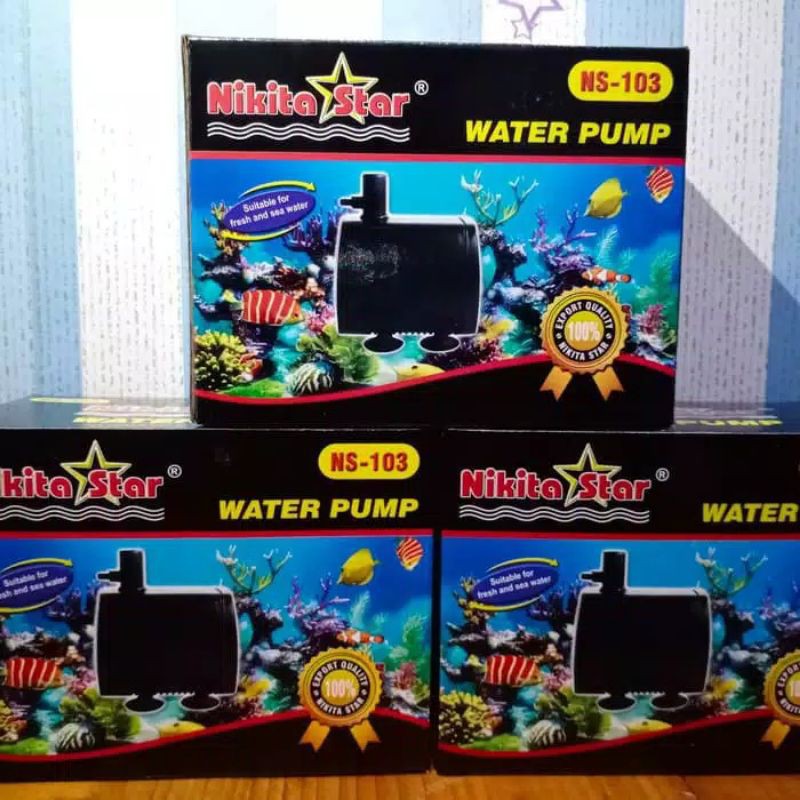 NIKITA STAR NS103 NS 103 NS-103 Pompa Air Celup Pompa Kolam Aquarium murah