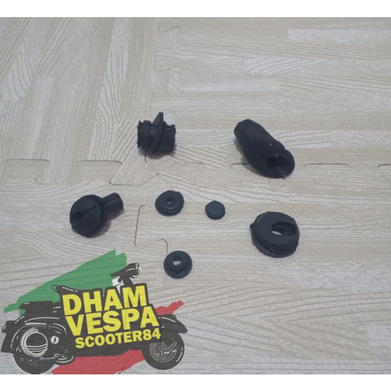 Karet Kabel Body+Karet Karburator Vespa Super Sprint Px