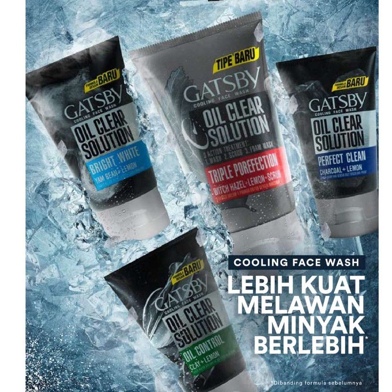 Gatsby Cooling Face Wash 100 gr | Gatsby Facial Foam