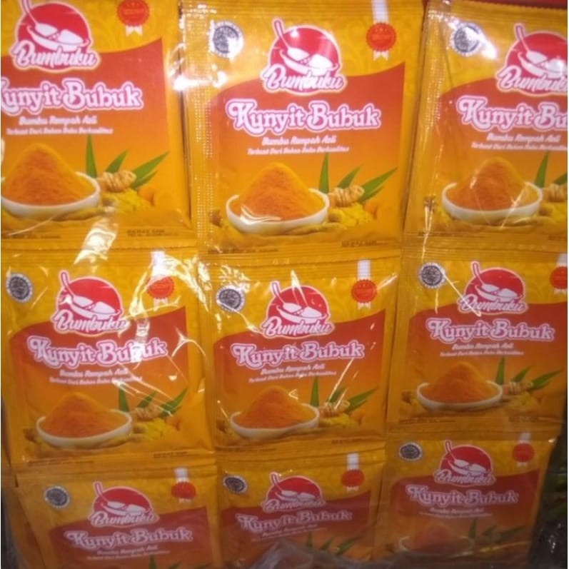 Bumbuku Kunyit Bubuk 5gr x 12 pcs