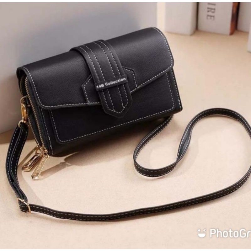 Tas selempang wanita/remaja model impor,bisa jadi dompet/tas,bahan semi kulit,kualitad bagus dan jah