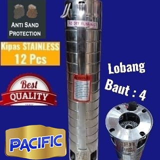 Kipas pompa air Satelit STAINLESS 1Hp 4" U york submersible drakos 12