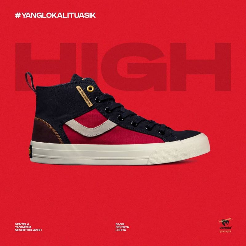 Sepatu Ventela Sang Sekerta Lohita High Original