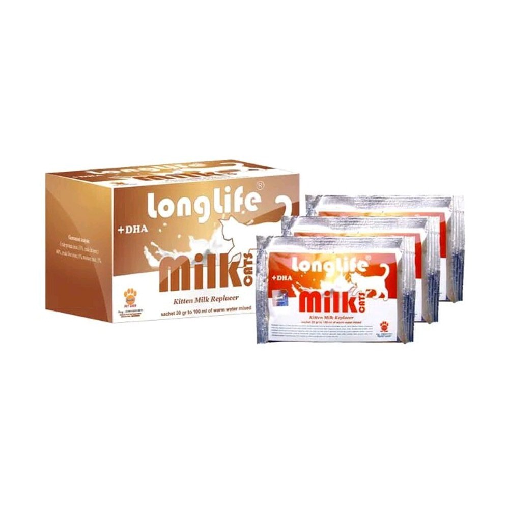 Susu Kucing Sachet - Longlife Milk Cat Long Life Kitten Sachet Cat Milk