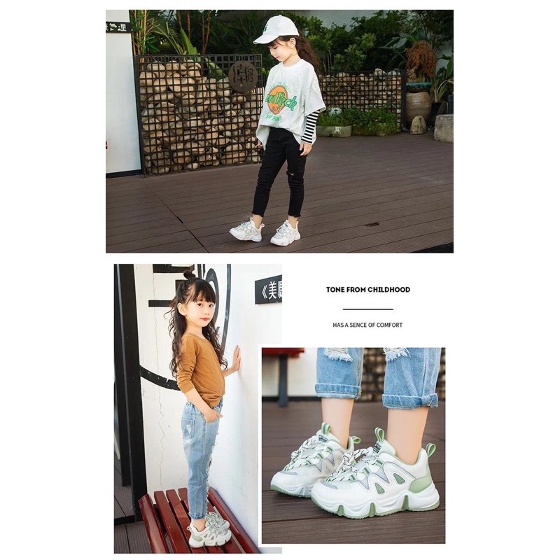 1001 Sepatu Sneakers Anak Cowok Cewek Fashion Momy 3warna!! by 1001