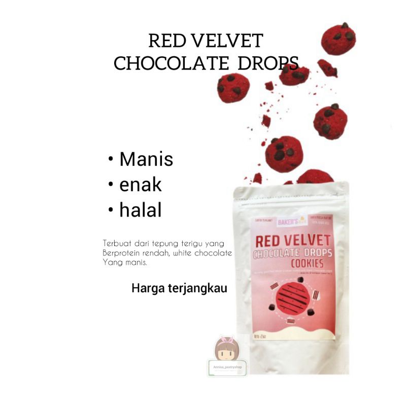 

Red velvet chocolate drops