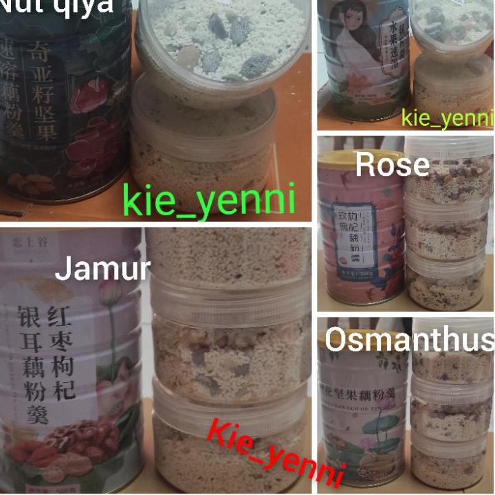 

6QJ (SHARE JAR) Oufen Lotus Root Powder / bubur akar teratai / chia seed/bubuk teratai✸ (Ready) ☋