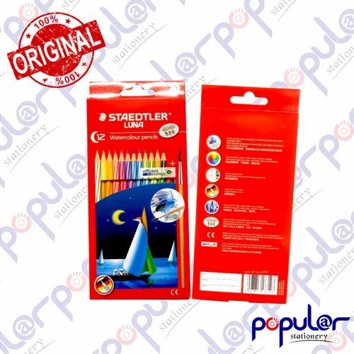 

Berkualitas Pensil Warna Panjang Staedtler Luna Watercolour 12 Colour Murah