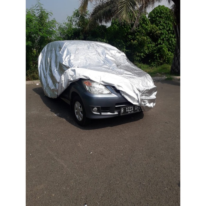 OUTDOOR cover mobil sarung mobil agya ayla putih anti panas dan luntur anti panas 3 lapis