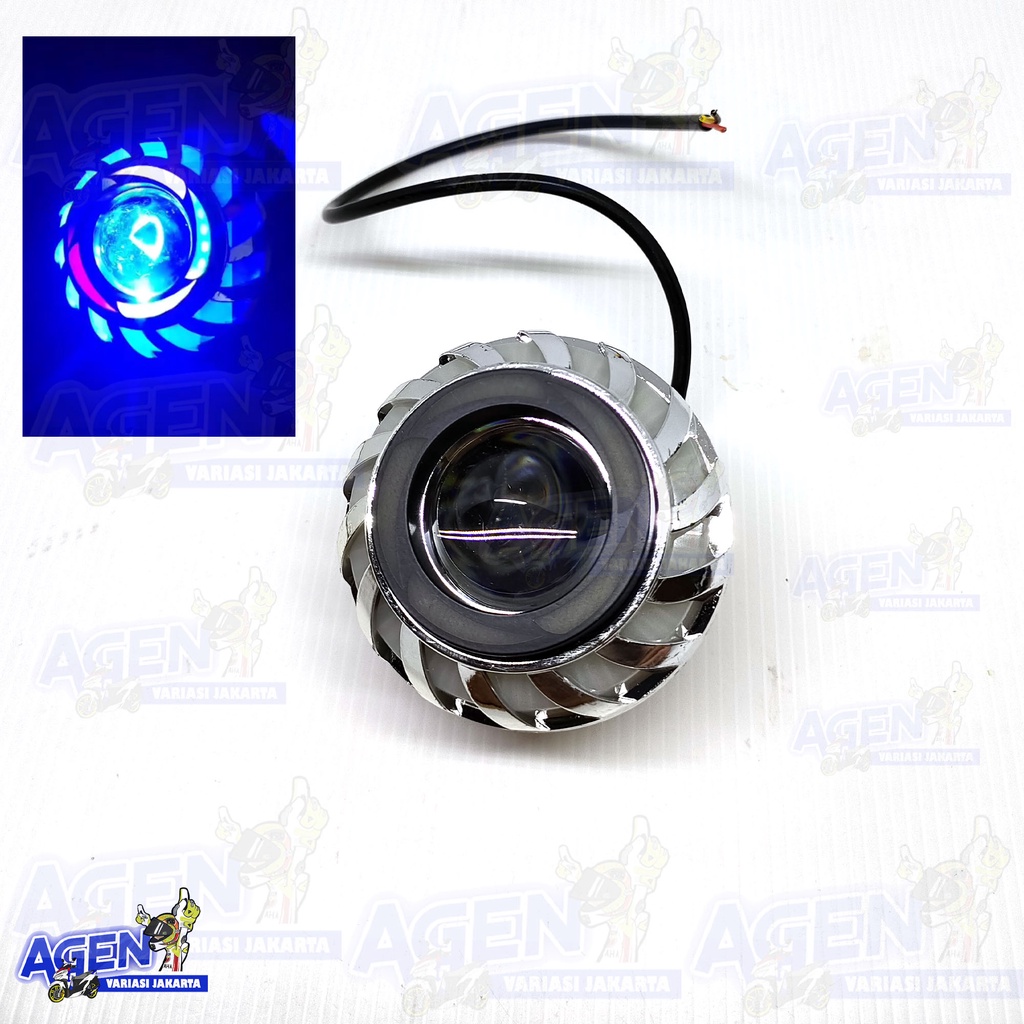 Lampu LED Projie motor tornado double AE+DE/LAMPU DEPAN LED PROJIE MINI /Lampu utama projie bulat pr