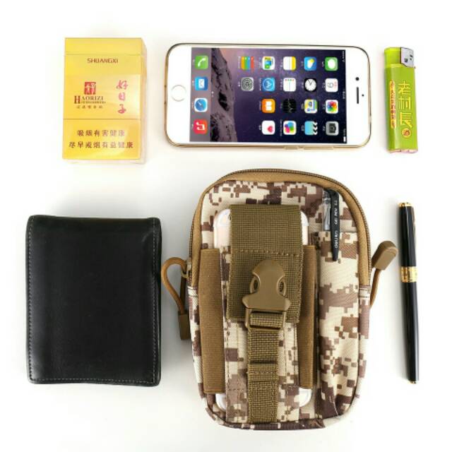 TAS PINGGANG HP ARMY TACTICAL OUTDOOR