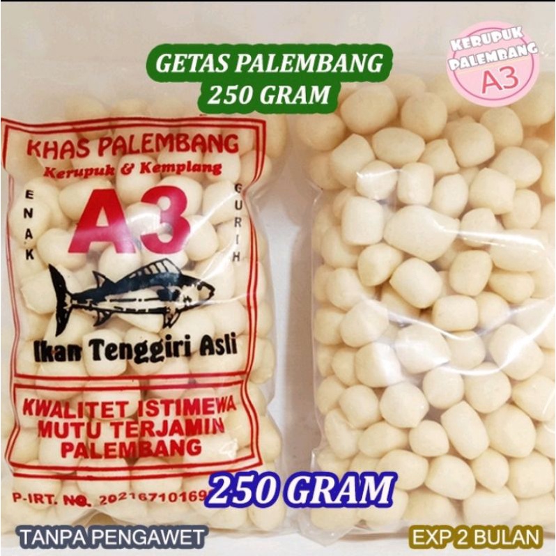 

GETAS palembang ikan tenggiri khas palembang enak 250 gram free Dus