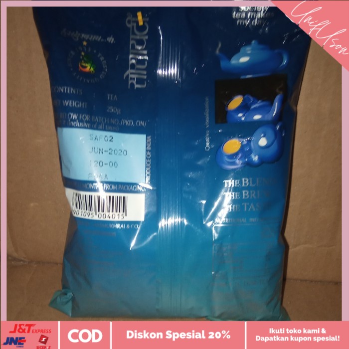 

⭐COD⭐ Society Chai Indian black chai Teh India 250 gr