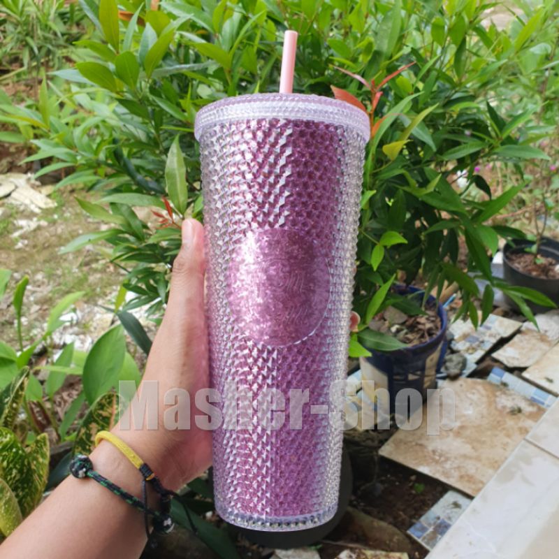 Tumbler Starbucks® Studded Bling Ruby Pink Summer Phase 2 2021