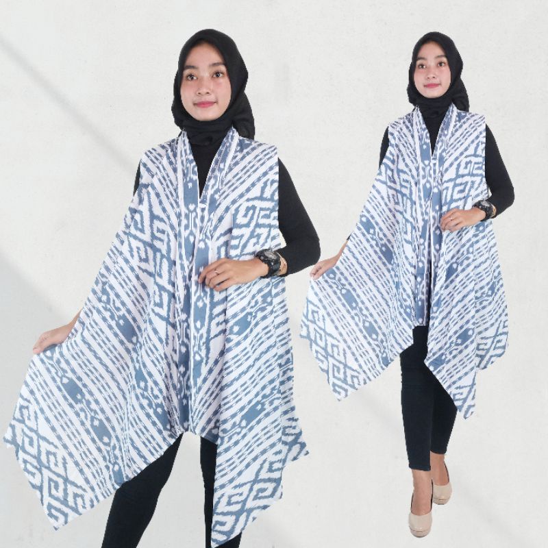 Outer Vest Motif Batik Etnik Fit to XXL- Naira Batik