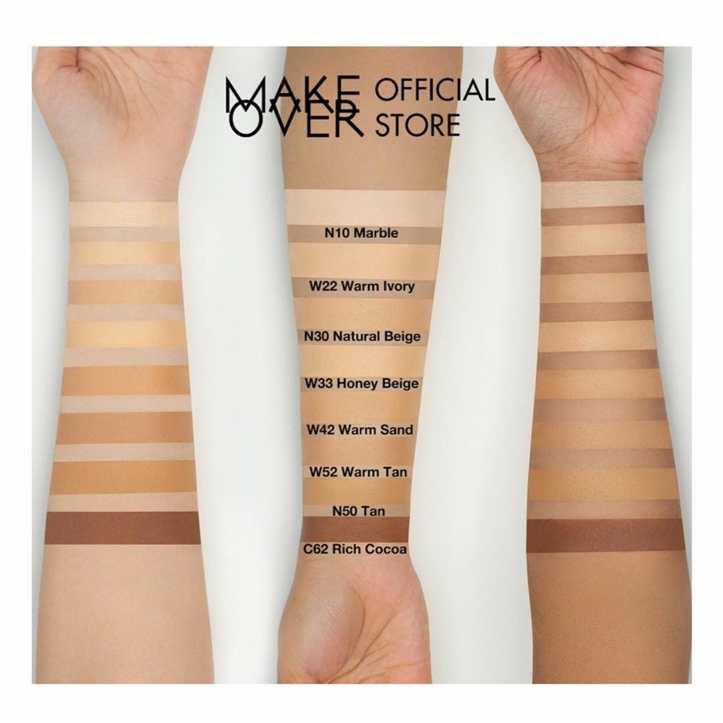 MAKE OVER Powerstay Total Cover Matte Cream Foundation 12 g