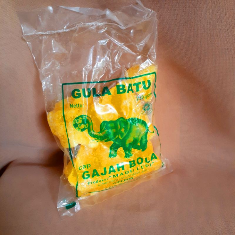 

GULA BATU KUNING Cap Gajah Bola 250 gram