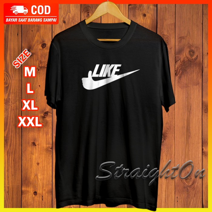 Kaos Custom Kaos Logo Kaos Unik Kaos Plesetan Kaos Like Nike Kaos Branded Distro Pria Murah Keren