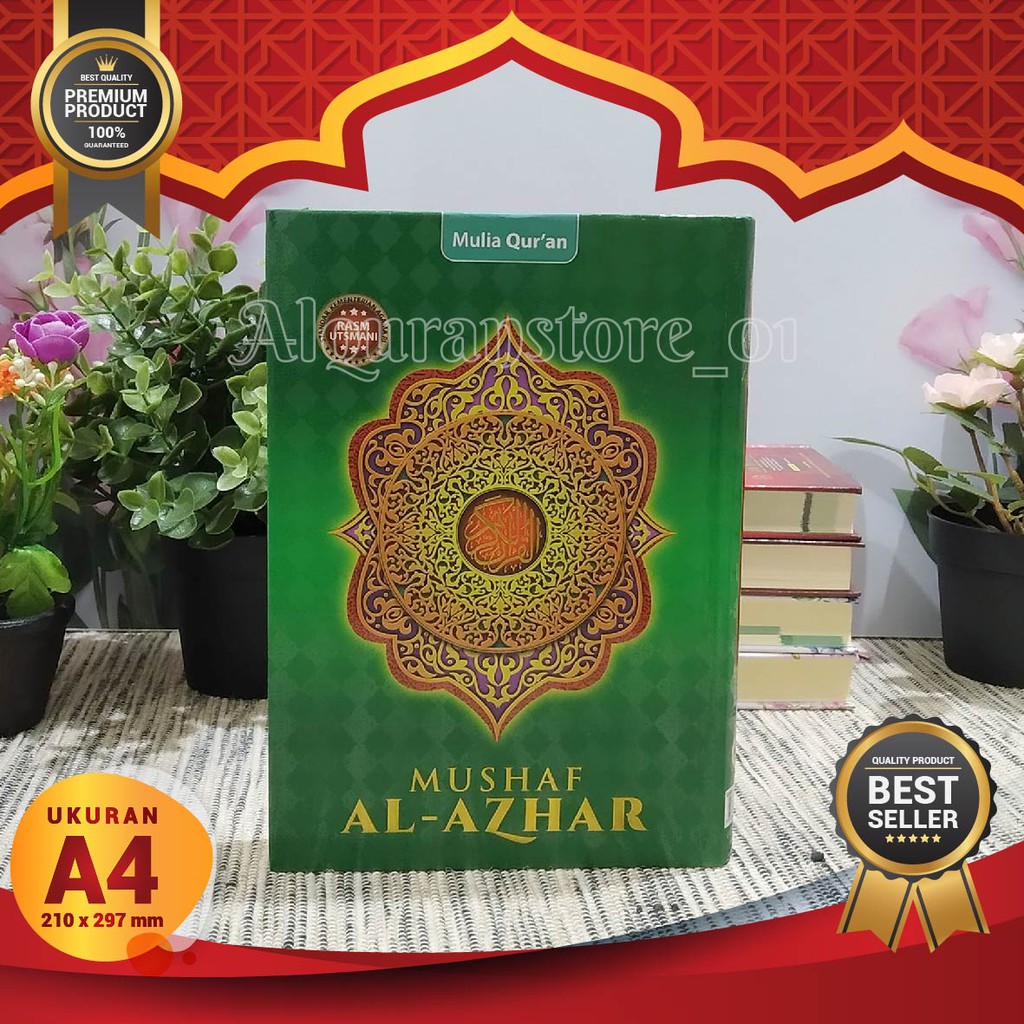 [Random] Al Azhar A4 / Al quran A4 Ukuran Besar, Al quran Non Terjemah