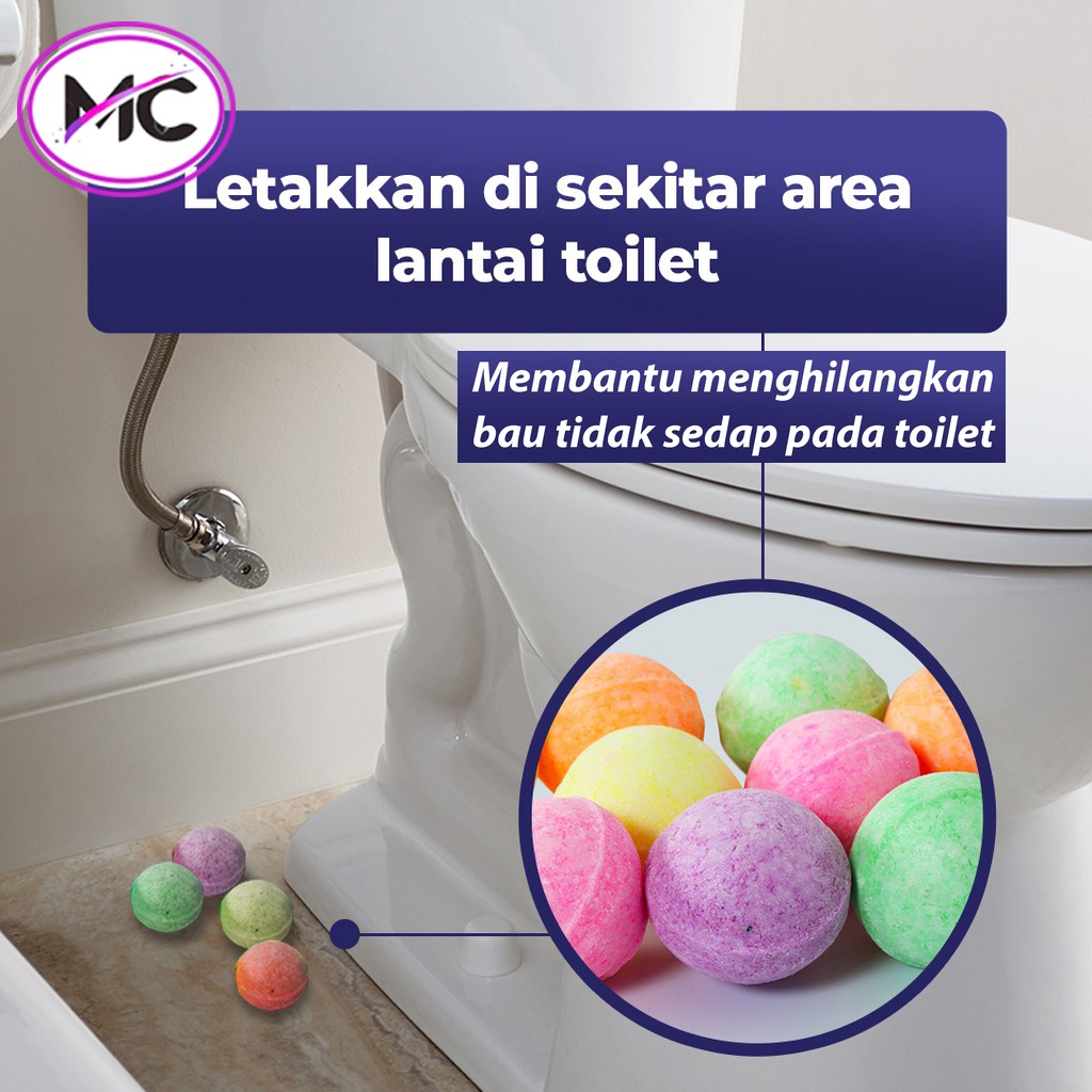 Kamper Toilet Kapur Barus Kamar Mandi Lemari Pakaian Bola Warna Anti Tikus Kecoa Serangga Toillet Ball Original