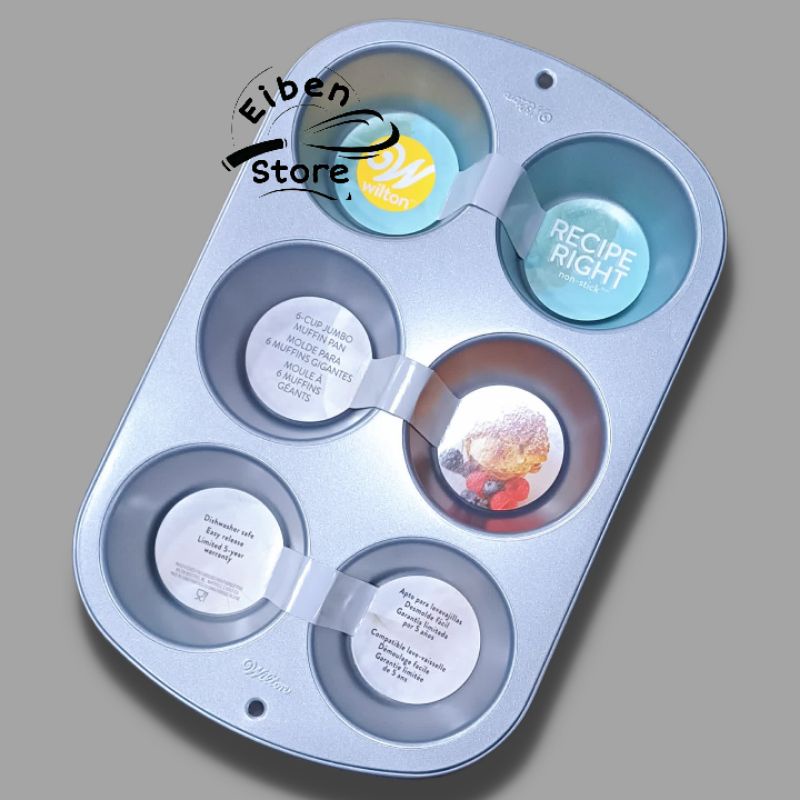 Wilton Jumbo Muffin Pan 6cup
