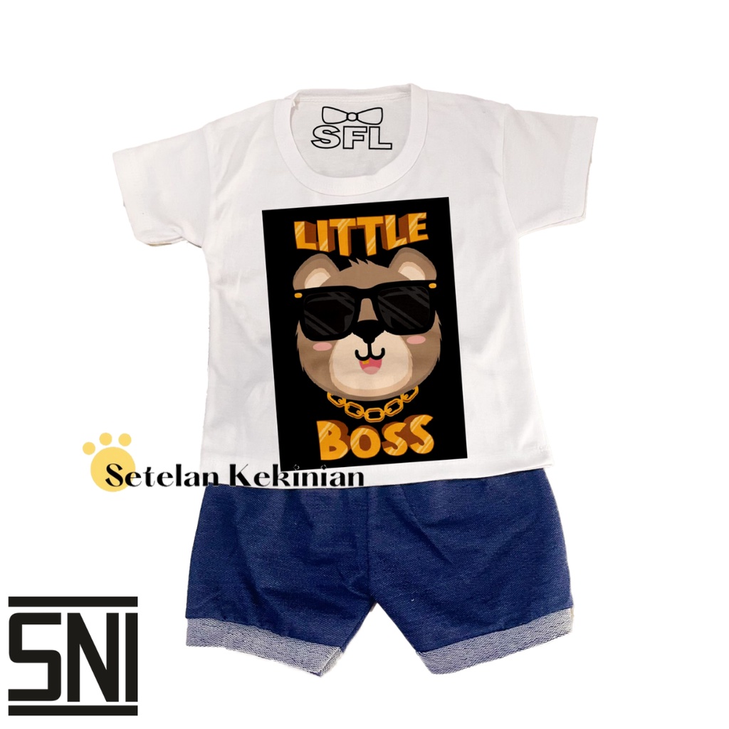 [KACAMATA] Set baby Boy 0-12bulan Animal Kacamata Lucu Keren Setelan Anak Laki Laki Kado Akikah Newborn Set