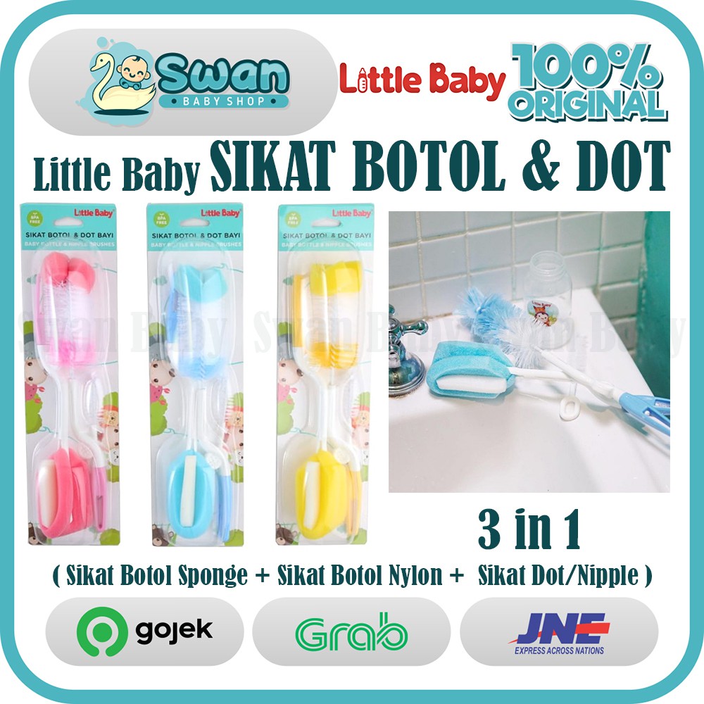 Little Baby Sikat Botol &amp; Dot Bayi 3 in 1