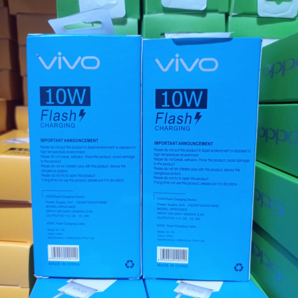 Batok Charger Kepala Casan Vivo 10W Flash Charging 2A Murah